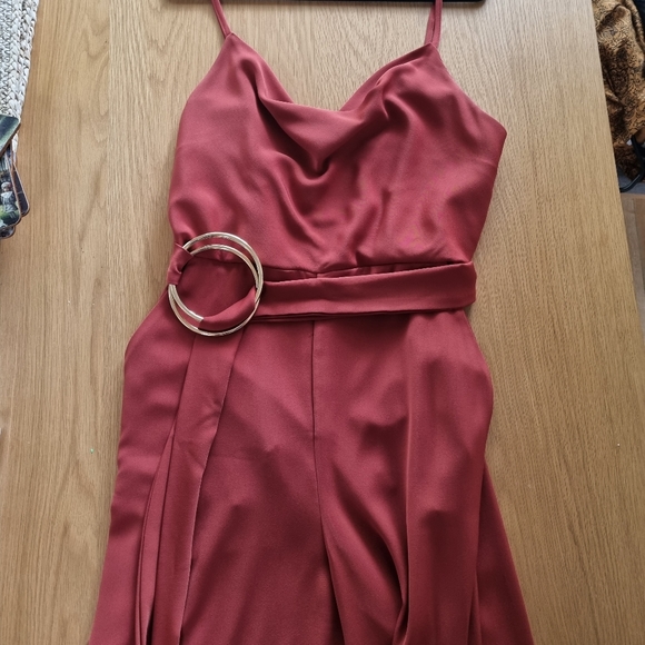 COPY - Size 10, Shona Joy Burnt Orange Jumpsuit - Picture 3 of 6